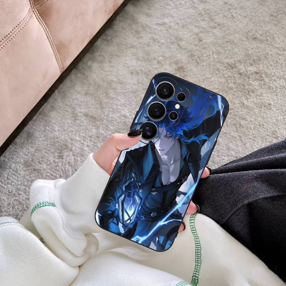 Genshin Impact Flins Phone Case For Samsung S 24 Fe 25 Ultra Plus 20 Lite 21 30 22 23 24 22 Ultra 5G Fundas