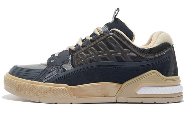 Li Ning Millennial Era ТПУ износостойкие дышащие низкие кеды для скейтбординга мужские черные AZGS009-3 42