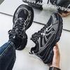 Men's shoes platform dad shoes men's summer new mesh breathable casual shoes sports running shoes platform heightening shoes
