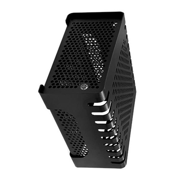 Black Mini ITX Metal Computer Case - Desktop/HTPC