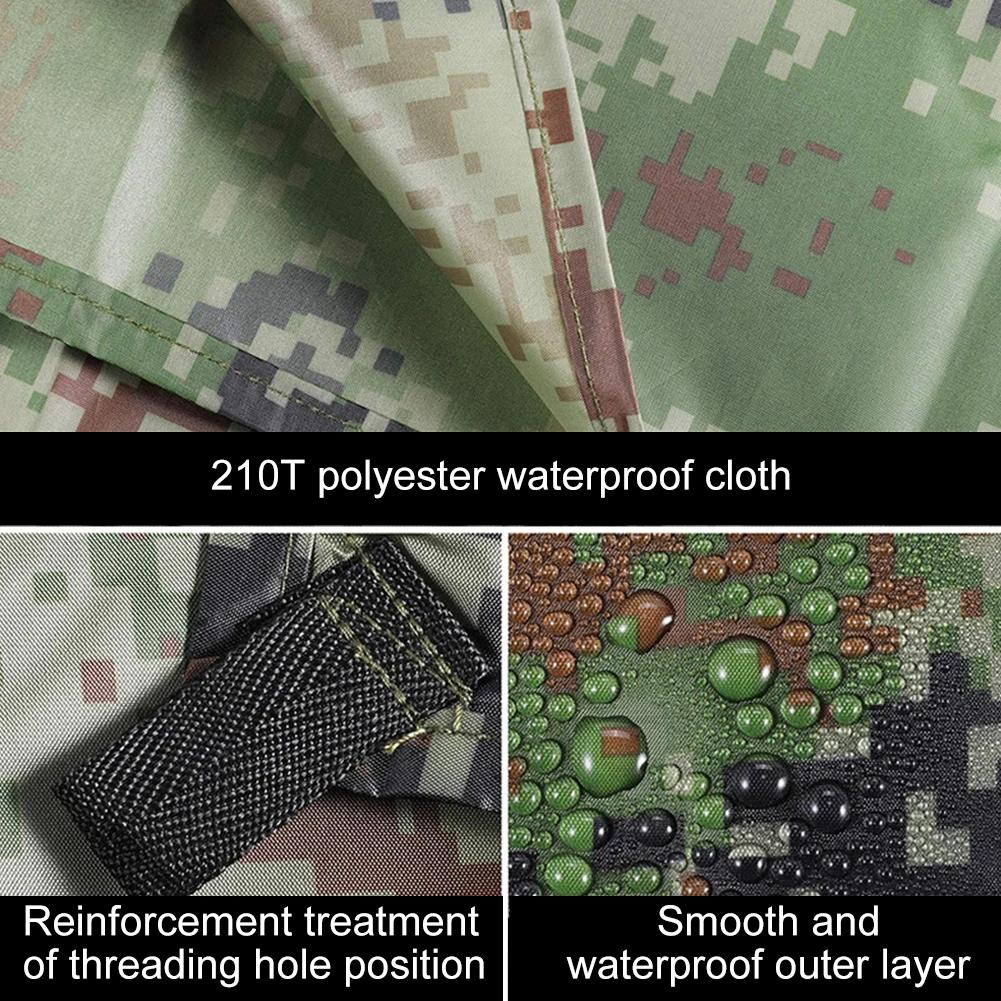 300x300cm Waterproof Camping Tarp Shelter Awning Sun Shelter Outdoor Foldable Canopy for Hiking Beach Picnic Travel Ground Mat