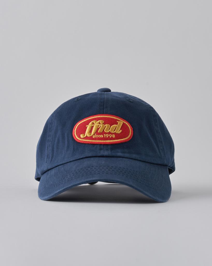 HUMAN N CAT Found Vintage Wappen Ball Cap [Navy]
