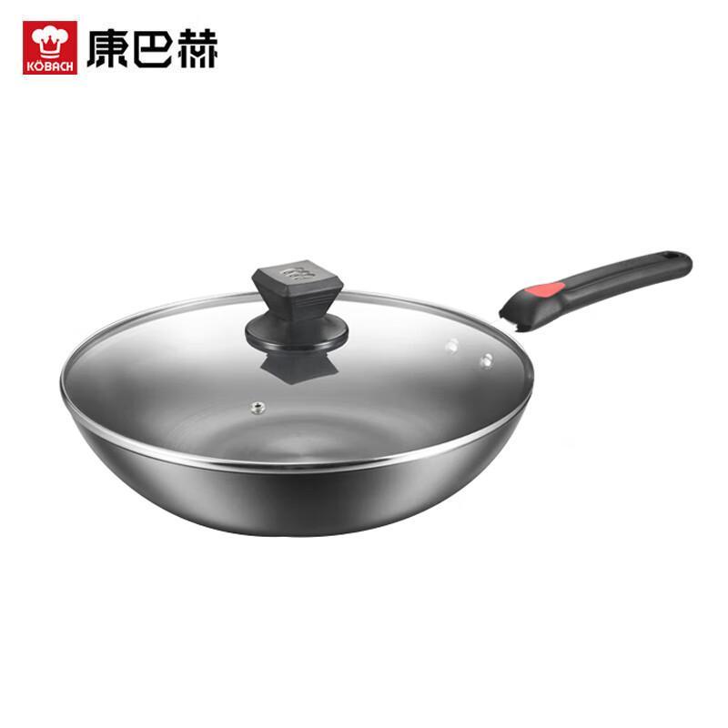 Kangbakh Fuyun 32cm Non-Coated Wrought Iron Wok