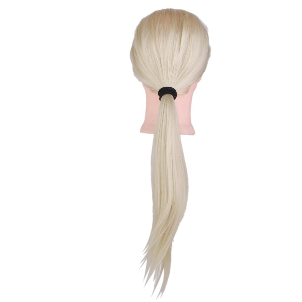 20" Hair Practice Training Hairdressing Weaving Doll Head+Tripod