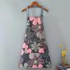 Cute Flower Kitchen Household Oil-Proof Cooking Apron For Women Children Men Kitchen Waterproof Adult Coffee Baking Accessories