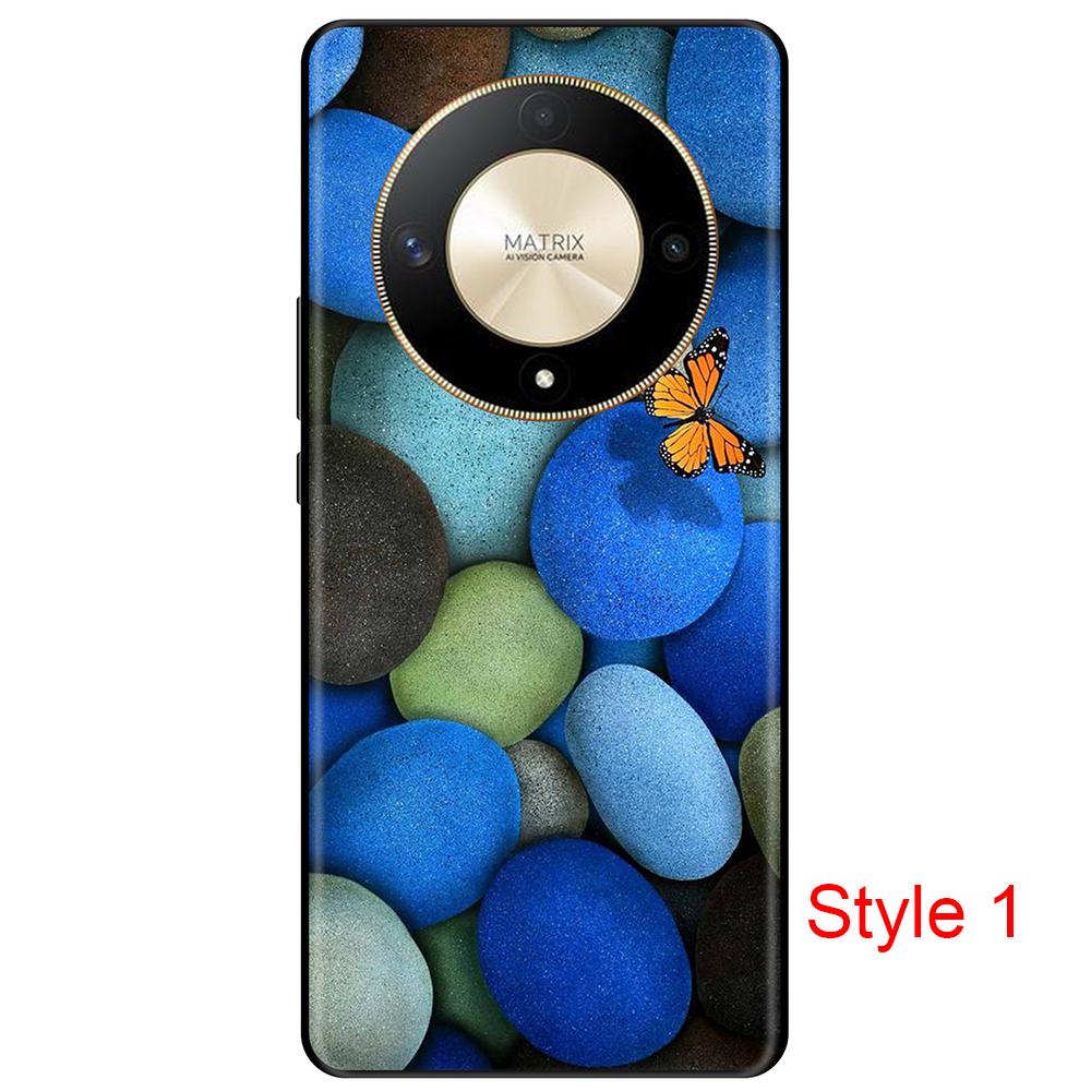 

Чехол для Magic6 Lite Magic6 Lite, черный силиконовый чехол 6,78 дюйма, милые мультяшные чехлы, полная защита, противоударный, защита от падения Style 1