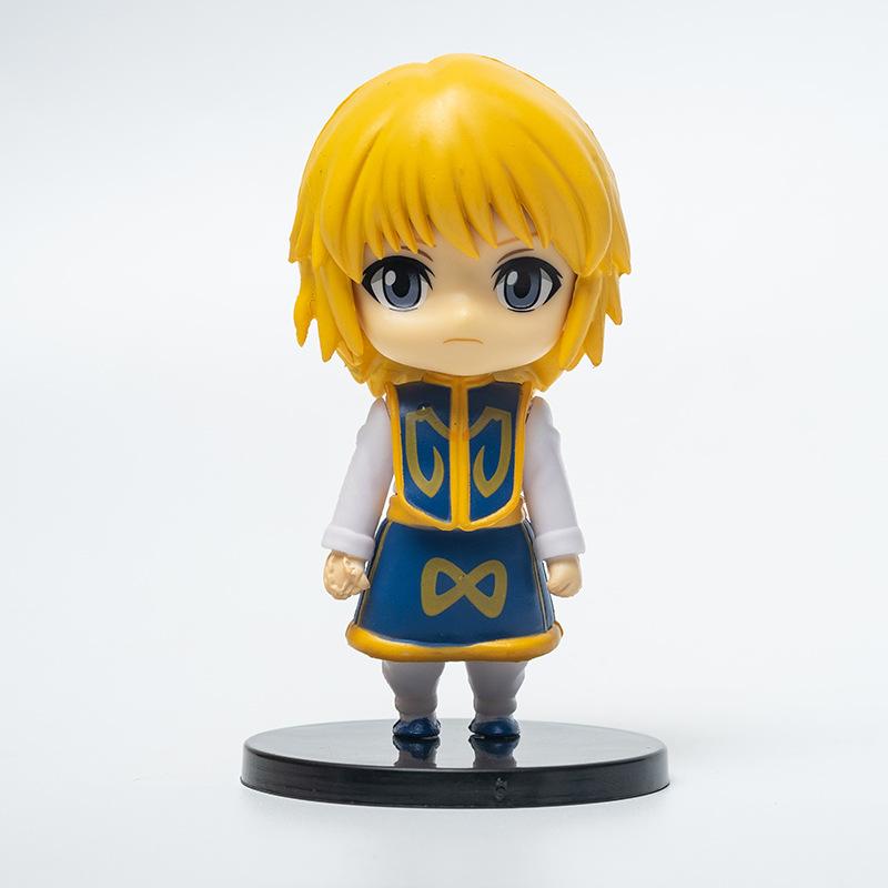 6Pcs/1Set Anime HUNTER×HUNTER Figure Killua Zoldyck Toy Chrollo Lucilfer Model GON FREECSS Doll Action Figure Kurapika Set