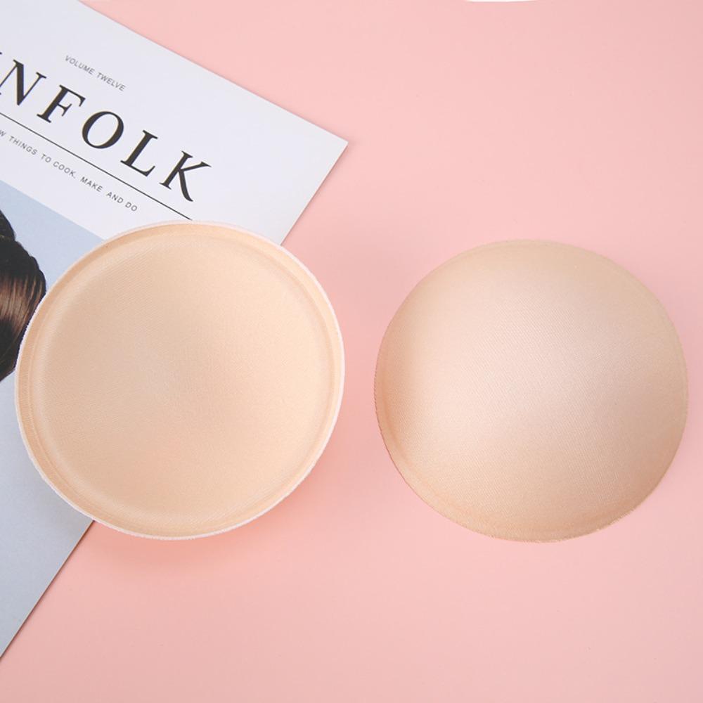 

Soft Enhancer Sponge Round Chest Cups Removable Bras Cups Insert Chest Insert Bra Pads телесный