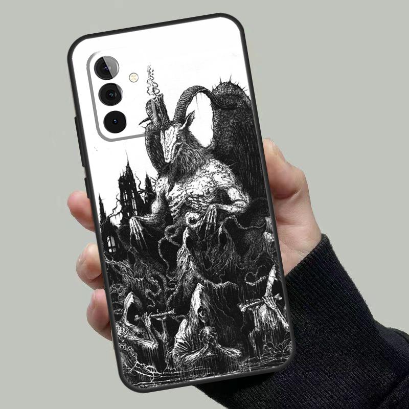 Devil Satan Dark Art Case For Samsung Galaxy A52 A32 A22 A12 A54 A34 A24 A14 A51 A71 A73 A53 A33 A23 A13 Cover