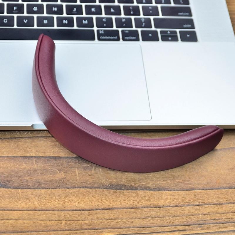 Sheepskin Headband For Headphone Durability Ergonomic Design Breathable Comfort Extended Wear