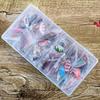 30-Piece Plastic Fish Spinner Lure Set: Mixed Lures with Minnow, Popper, Pencil, Insect Imitations