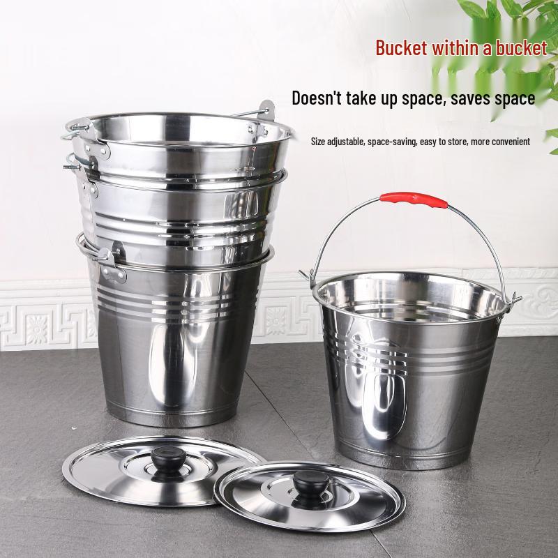 Zhi Shi Stainless Steel Water Storage Bucket