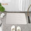 Bathroom Floor Mat Quick Absorbent Quick-Drying Diatom Mud Anti-Slip Bottom Entry Rug Easy To Clean Multipurpose Bath Shower Sink Kitchen Carpet