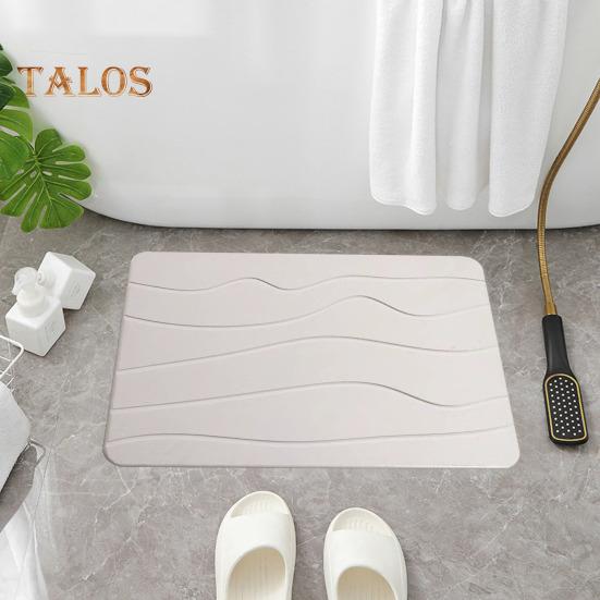 Bathroom Floor Mat Quick Absorbent Quick-Drying Diatom Mud Anti-Slip Bottom Entry Rug Easy To Clean Multipurpose Bath Shower Sink Kitchen Carpet