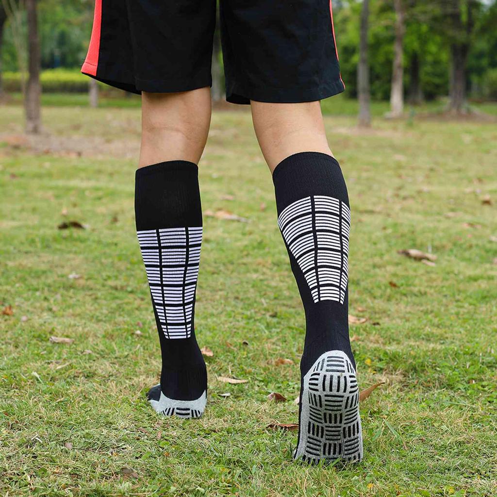 Anti Slip Sport Knee High Socks Athletic Socks for Mens and Women Running Training Football