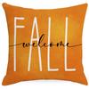 New Autumn Harvest Pumpkin Pillow Case Living Room Sofa Cushion Linen Maple Leaf Home Pillow