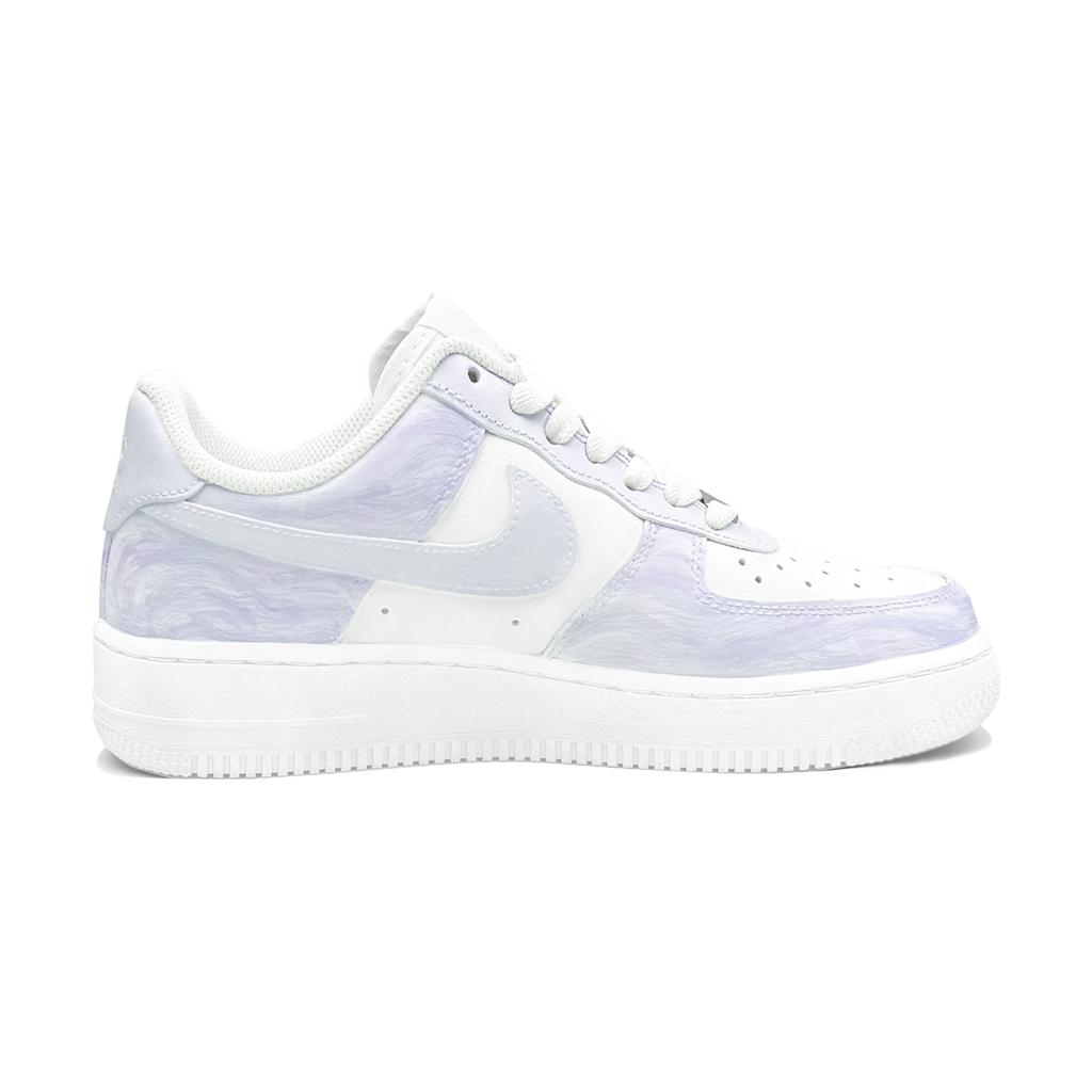 Nike Air Force 1 Shopping Bag, Misty Purple, First Day Culture Abrasion Resistant Balance Low Top Skateboard Shoes DD8959-100(TeamTwo-bag)