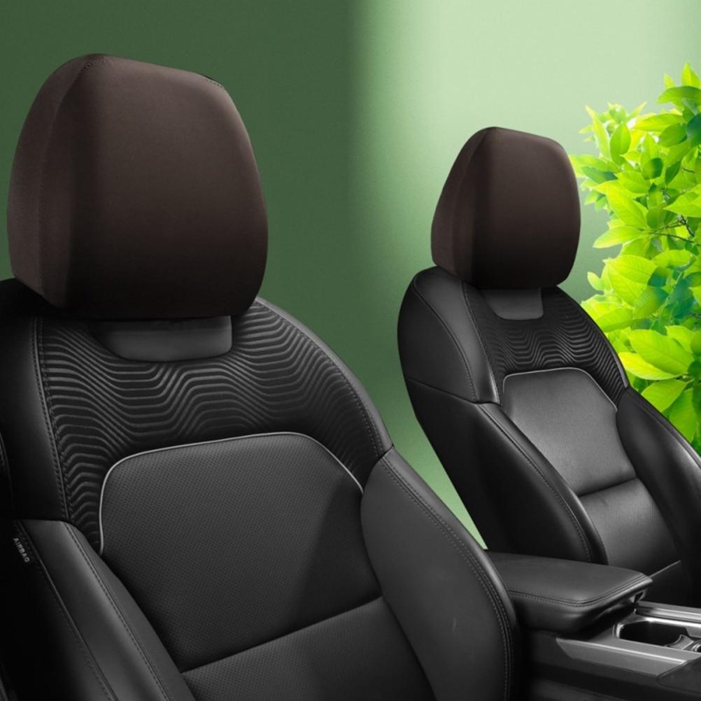 1 Stück Kopfstützenbezug Zubehör Schwarz Premium Stoff