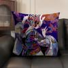 Japanese Cartoon Girl Kimono Style Pillow Case Double-Sided Printing Short Plush Sofa Cushion Cover Bedroom Bedside Pillow