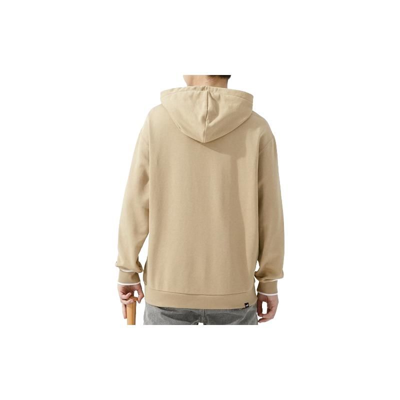 Puma Lettered Hooded Casual Long Sleeve Sweatshirt Men Sweatshirt Khaki 681253-83