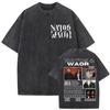 Washed Vintage Natos Waor Hijos De La Ruina Logo Album Merch T Shirts Mens Women Hip Hop Gothic Short Sleeve Tshirt Streetwear