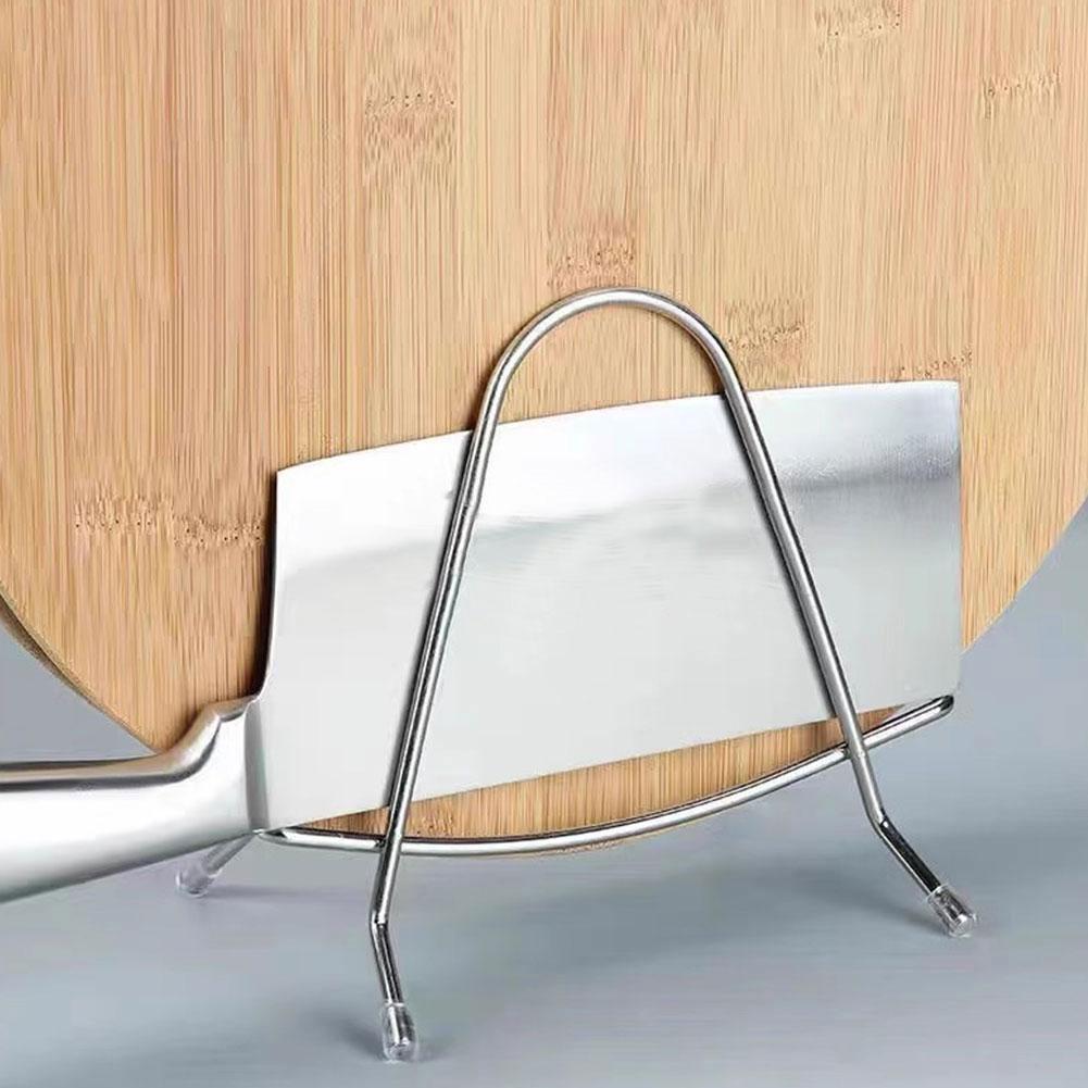 High Quality Cutting Board Rack Stainless Steel Chopping Cutting Board Storage Rack Stand Household Kitchen Pot Lid Organizer