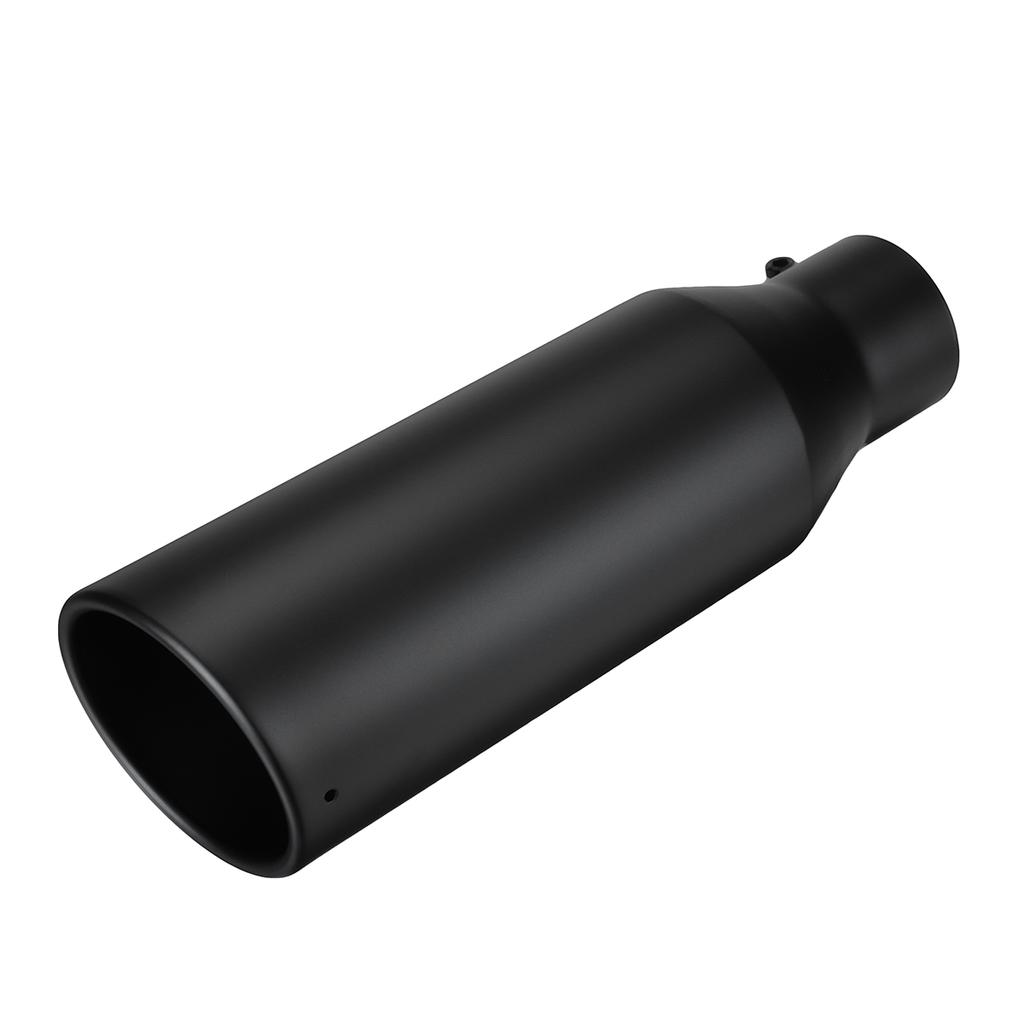 Universal Car Straight Exhaust Tip 2.5 Inch Inlet 4 Inch Outlet 12 Inch Length Stainless Steel Muffler Tip For Car Tailpipe