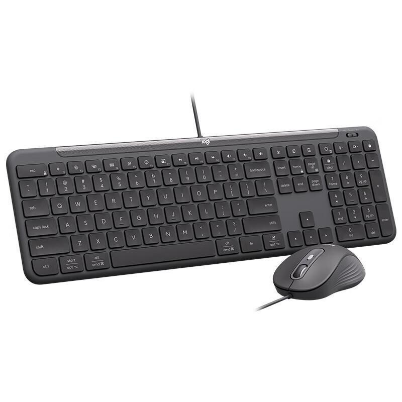 Logitech MK620 Full-Size Wired Keyboard and Mouse Combo