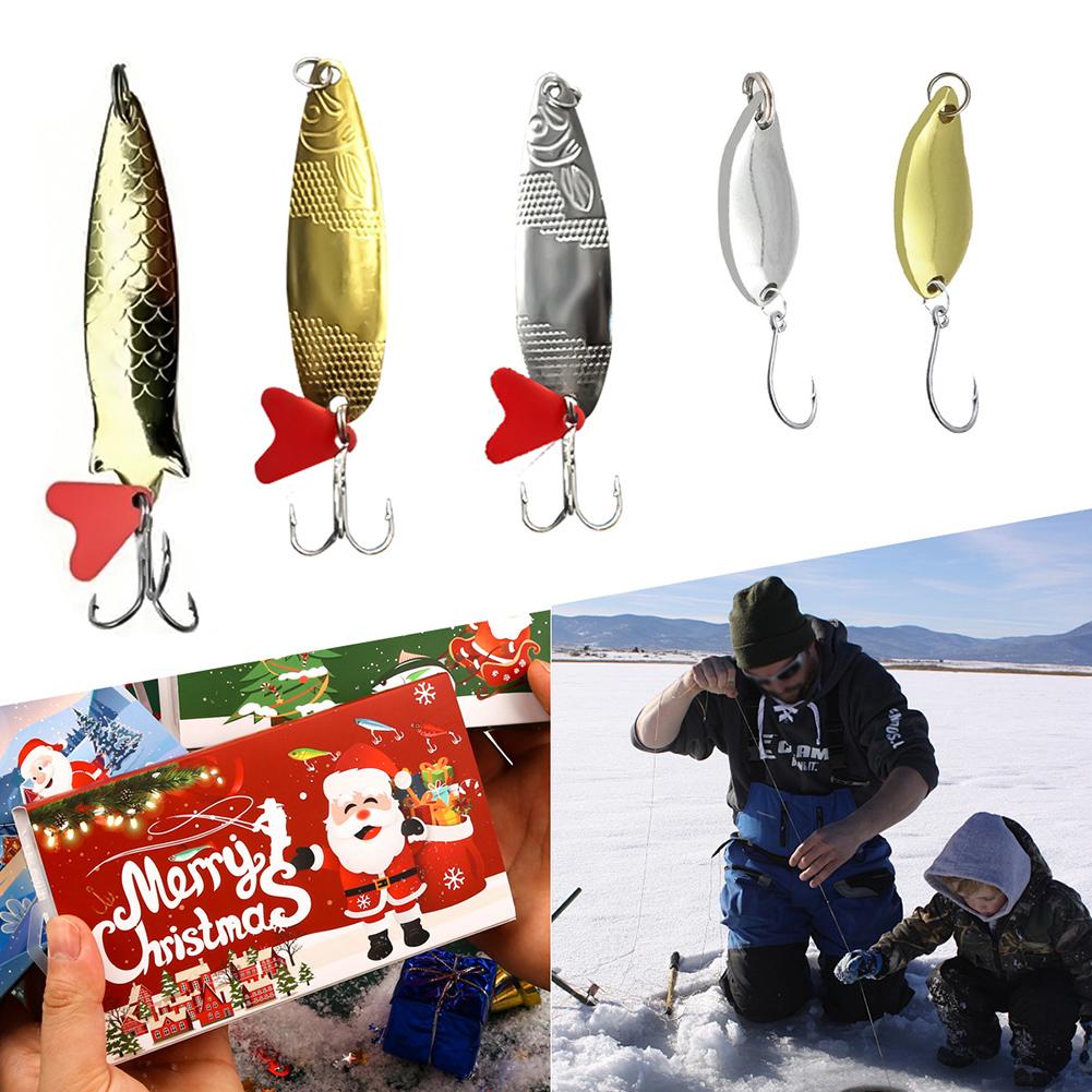 Fishing Lures Kit Soft and Hard Bait Set Xmas Fishing Gift for Father Granpa Boyfriend