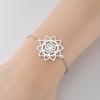 Pulsera Colgante Flor de Mandala de Lujo Ligero Europea y Americana - Diseño Fresco, Sencillo y Único