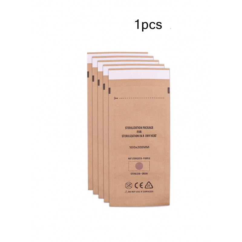 Одноразовый самозапечатывающийся стерилизационный пакет из высокотемпературной крафт-бумаги для маникюра