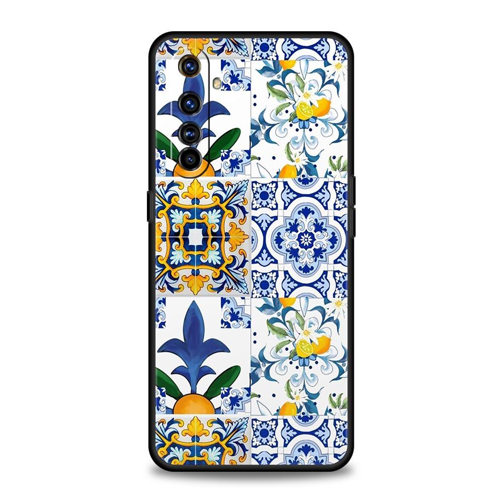 Mediterranean Lemon For Realme 11 10 9 8 5G 7 6 GT2 Pro Plus C21 C11 C25 C35 Silicone Cover For Realme GT Neo 2 3 3T Phone Case