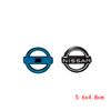 BQAHUE1 ABS Car Steering Wheel Center Cover Sticker Emblem for Nissan Titan Qashaqai Sylphy X-trail Micra Note Xterra Sentra Altima