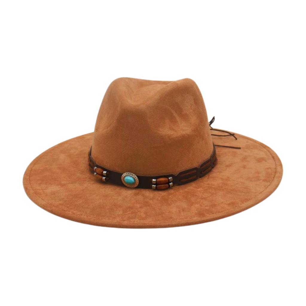 Western Cowboy Hat Ethnic Style Tibetan Top Hat Grassland Cycling Vacation Sunshade Sunscreen Hat