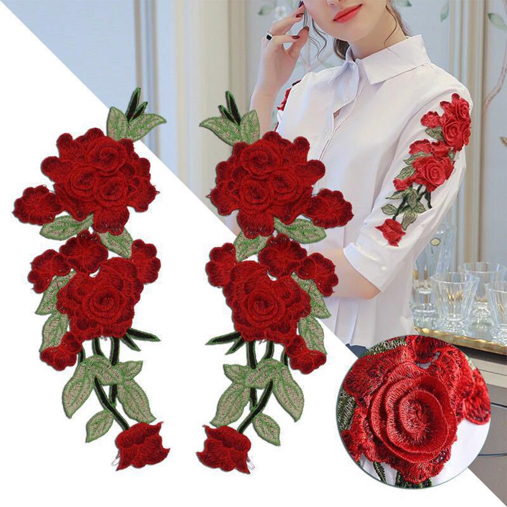 Eye-Catching Oversized Flower Applique for Clothes Hat Sewing Patches DIY Scarf Wedding Dress Decors Accessories