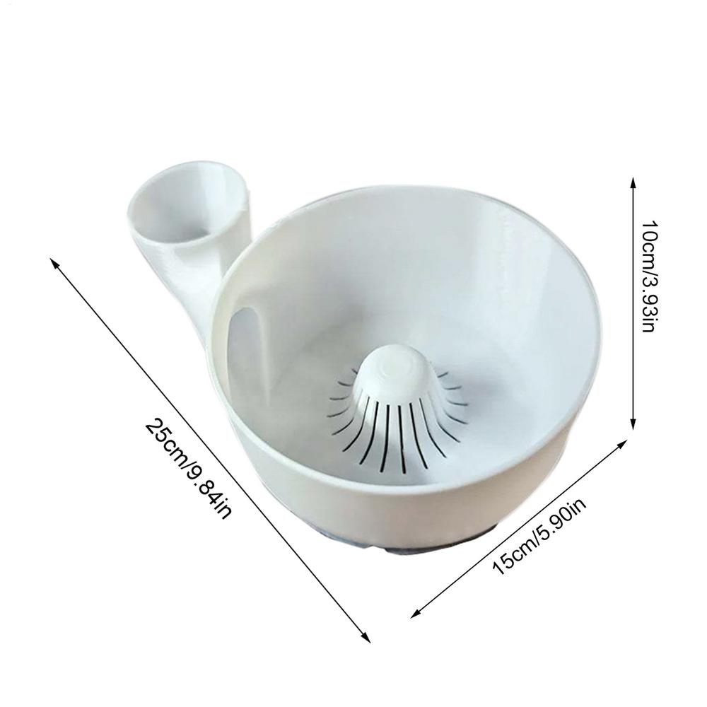 

Automatic vegetable and fruit washer Fruit Wash Bowl 3D Printing Food Washing Spinner Cleaning Machine for Kitchen Draining белый