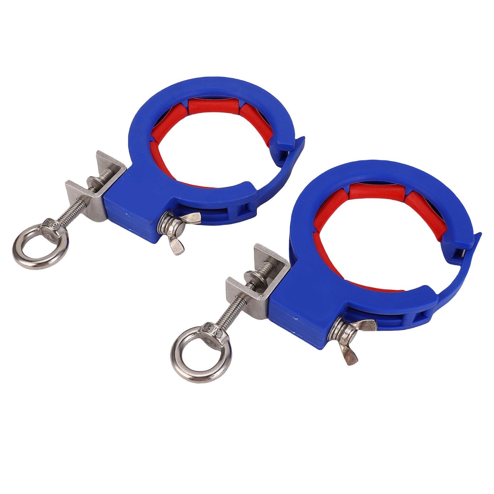 

2PCS Cable Tray Roller Guide Thickened Nylon Stainless Steel Blue Adjustable Wire Threading Pulling Laying Pulley for