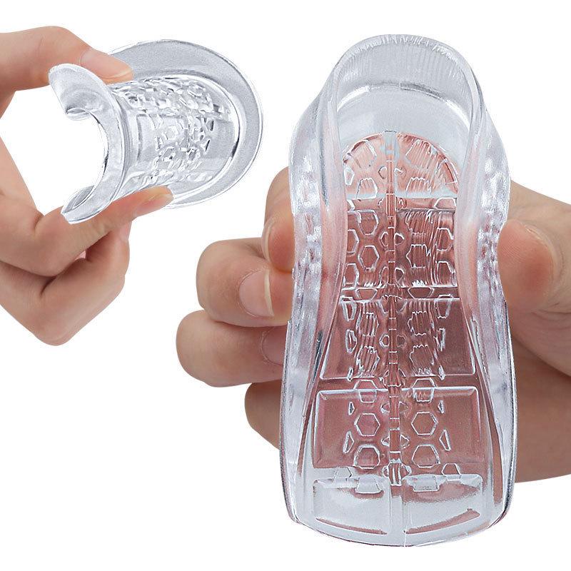 Gel Transparent Heel Pad: Shock Absorbing, Anti-Slip, Self-Adhesive Half Insole