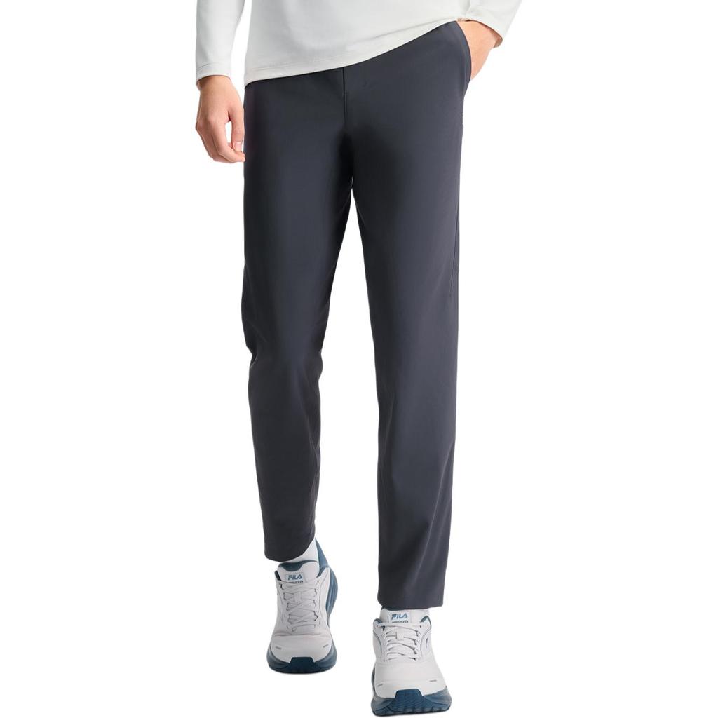 Fila Stylish Comfortable Knitted Casual Pants Men Bottoms Tailored-Blue A11M511604FGY