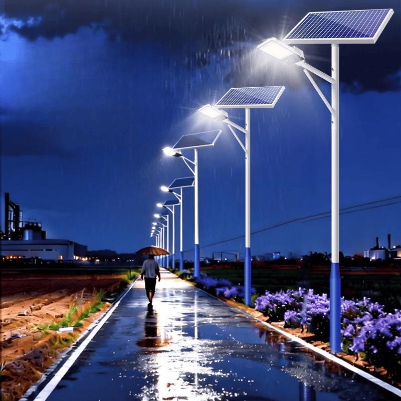 Solar Road Lamp with 3m A-Arm Pole