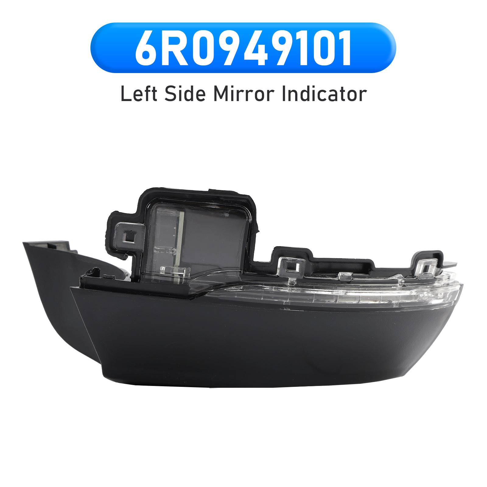 

Left Side Mirror Indicator Light Lamp for VW Polo MK5 6C 2009-18 6R0949101