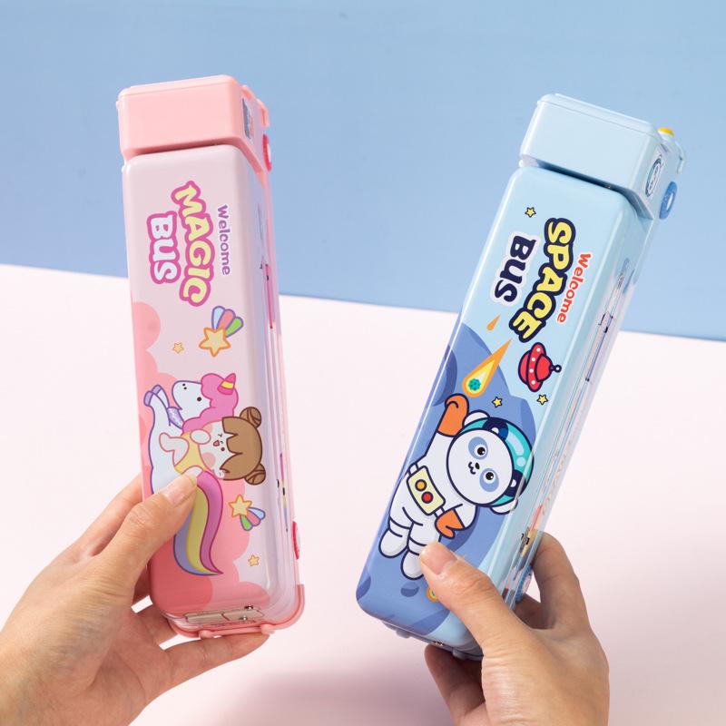 B662 Kids' Multifunctional Stationery Box - Large Capacity Pencil Case for Boys & Girls