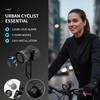 Elektrische Fahrradhupe 120 dB Superlauter Ton IP4 Wasserdicht Typ-C Wiederaufladbar Für Straßen-Mountainbike Tägliches Pendeln