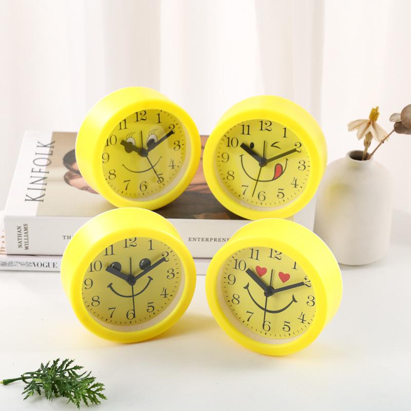 Creative circular timing multifunctional plastic quartz digital student bedroom desktop alarm table