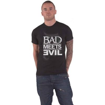Tricou din bumbac unisex pentru adulți Bad Meets Evil