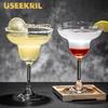 Margarita Glass Cup Classic Handmade Cocktail Glasses Cups Flying Saucer Cup Wide Mouth Glass Goblet Party Gift
