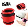 Ankle Straps Cable Ankle Straps Gym Workouts Leg Strength Trainer Double D-Ring Ankle Cuffs