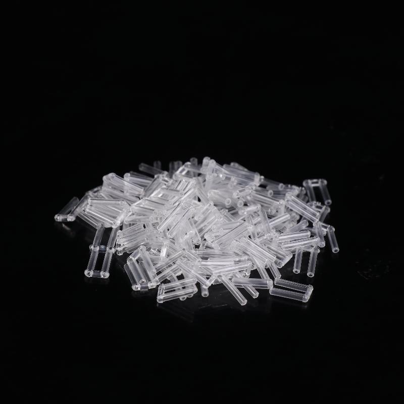 100 Peças Óculos Sem Aro Tampões Duplos de Borracha Buchas de Bloqueio Plástico para Óculos Pinos de Dupla Bucha Acessórios de Reparo para Óculos