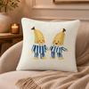banana Cushion Cover Anti-dustmite Pillowcase Invisible zipper silky short plush Sofa cushion cover