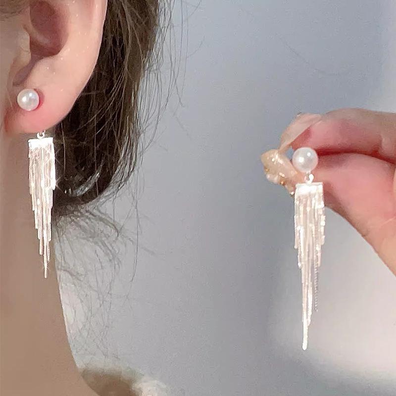 S925 Silver Needle Fairy Flower Earrings - Elegant Luxury 4-Piece Set for Women